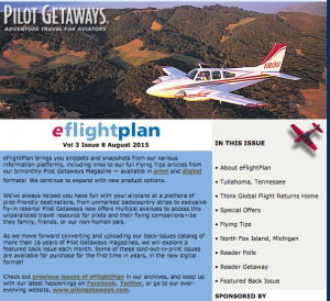 August 2015 August 2015 eFlightPlan