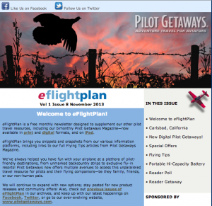 November 2013 November 2013 eFlightPlan