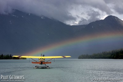 Rainbow in Moose Pass, AK Alaska Float Planes